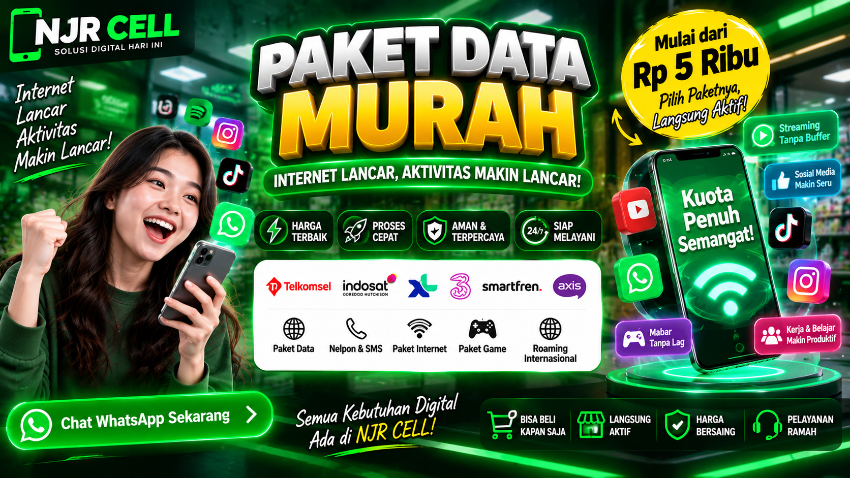 Paket Data NJR CELL